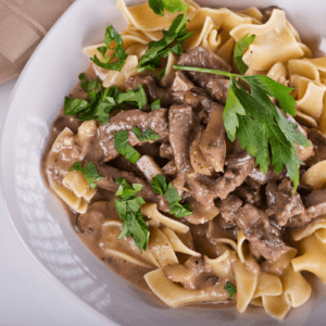 Beef Stroganoff