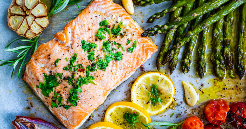 Sheet Pan Lemon Herb Salmon